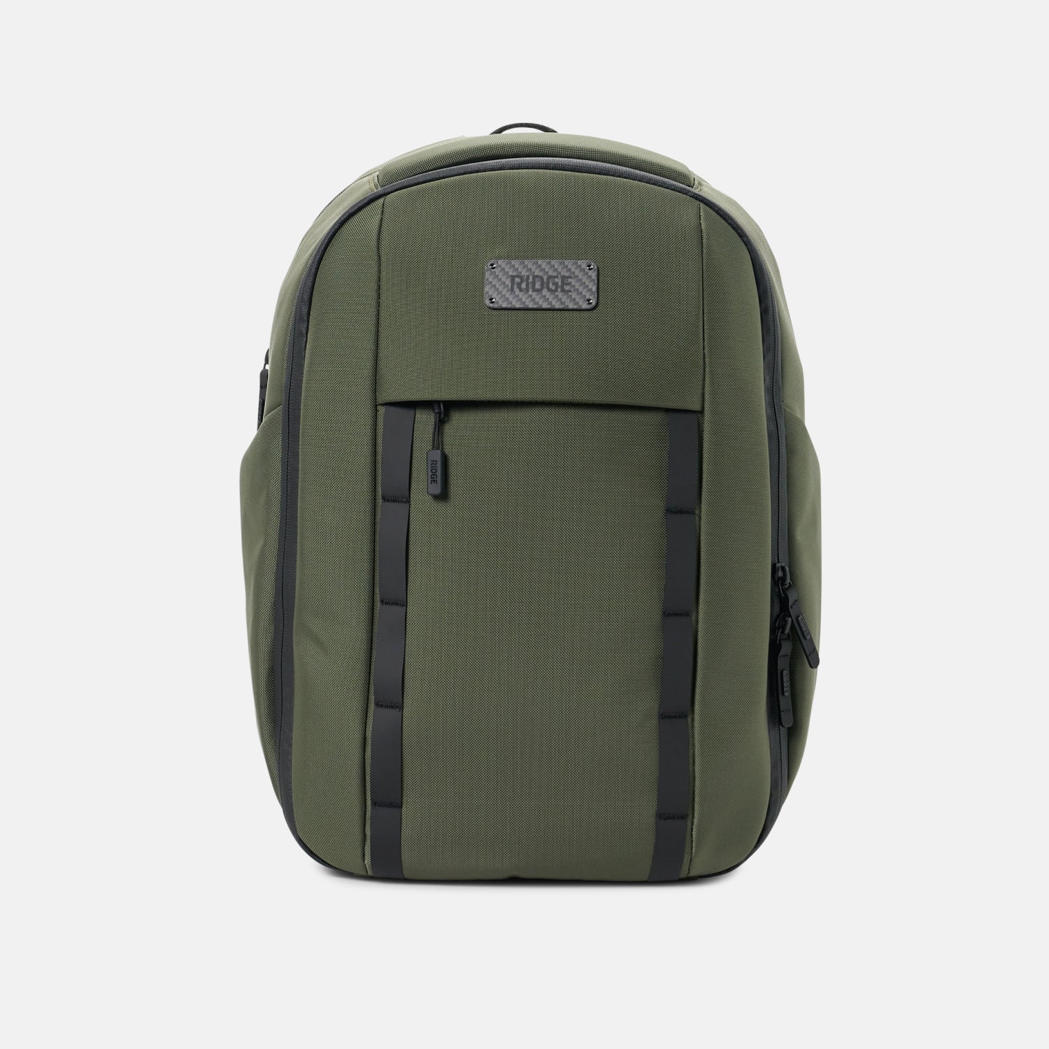 Commuter Backpack Pro - Waterproof Laptop Backpack with USB Charging Port, 15.6 Inch Business Travel Backpack for Men & Women - Matte Olive - Perfect for Office, School, and Daily Commute