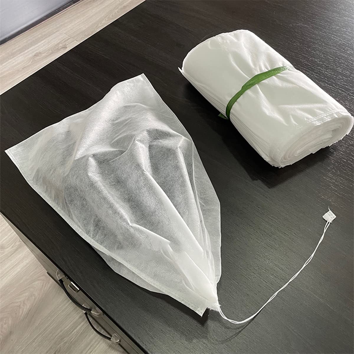 40 Pcs Shoe Dust Bags 9.45x14.96 Inch - Breathable Non-Woven Fabric Storage Pouches with Drawstring for Handbags, Shoes, Purses - Perfect for Travel, Storage & Organizing Closet