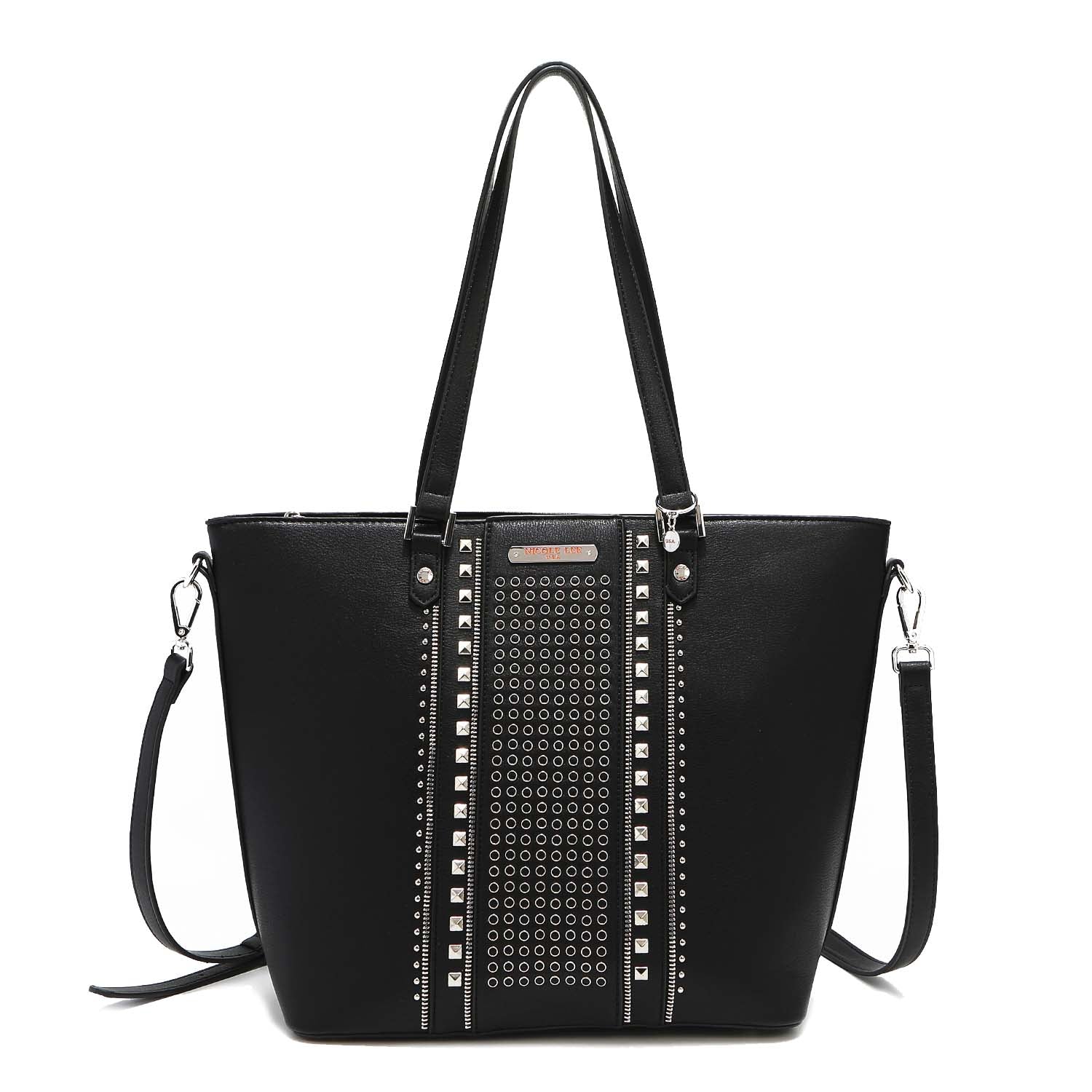 Studded Shopper Tote Bag for Women - Stylish & Spacious Crossbody Purse for Work, Travel & Everyday Use