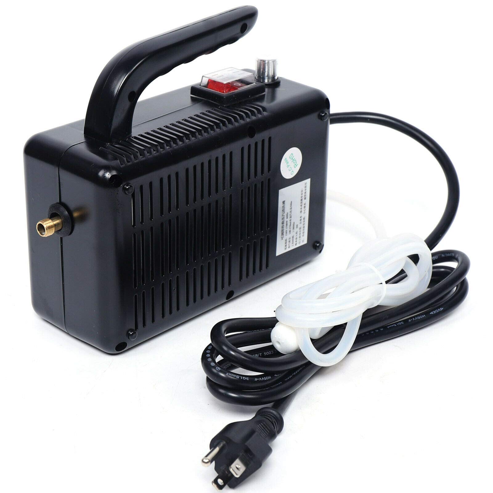 **Eapmic 1600W High-Pressure Steam Cleaner, 110V Portable Handheld Steamer for Home & Car - 100°C+ Hot Steam for Deep Cleaning Floors, Upholstery, Tiles & More (Black)**    **Usage Scenarios:** Perfect for deep cleaning carpets, grout, kitchen appliances, bathroom tiles, car interiors, and pet hair removal.