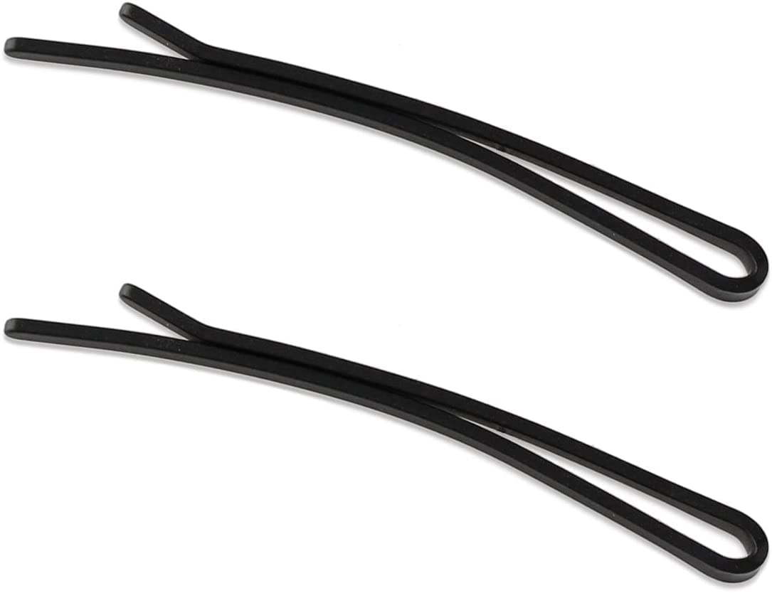 Assu Black Hair Pins for Women & Girls - 12 Pack Bobby Pins | Secure Hair Hold for Daily Styling, Work, School & Special Occasions