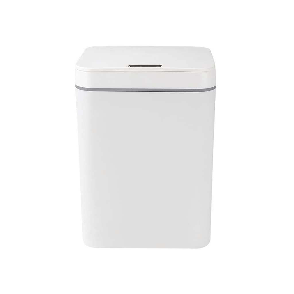 YGKJL 16L Smart Induction Trash Can - Automatic Open Lid Compost Bin for Kitchen, Bedroom & Living Room | Eco-Friendly Waste Basket with Motion Sensor | Perfect for Home, Office & Bathroom Recycling