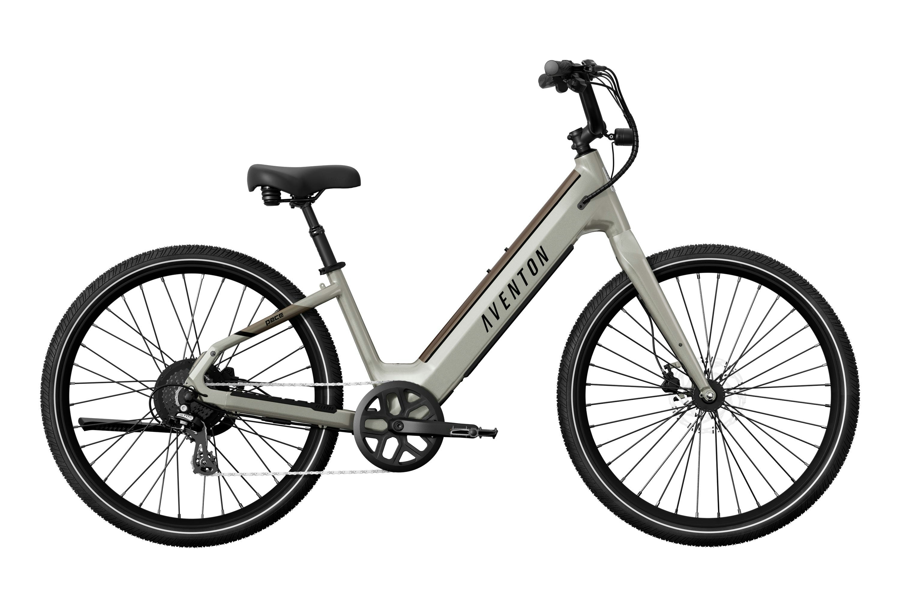 **Aventon Pace 4 Electric Bike for Adults - 500W Motor, 20MPH, 40-Mile Range - Matte Black (Blemish, Mica Regular) - Perfect for Commuting & Urban Riding**