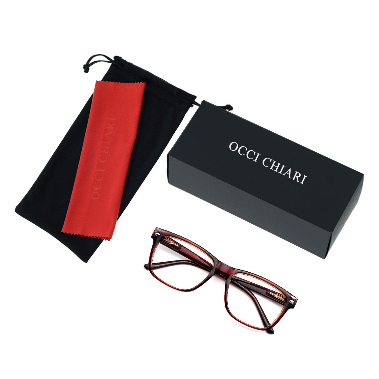 Stylish OCCI CHIARI Reading Glasses for Women & Men - Fashionable Eyewear Frames for Reading, Working & Daily Use