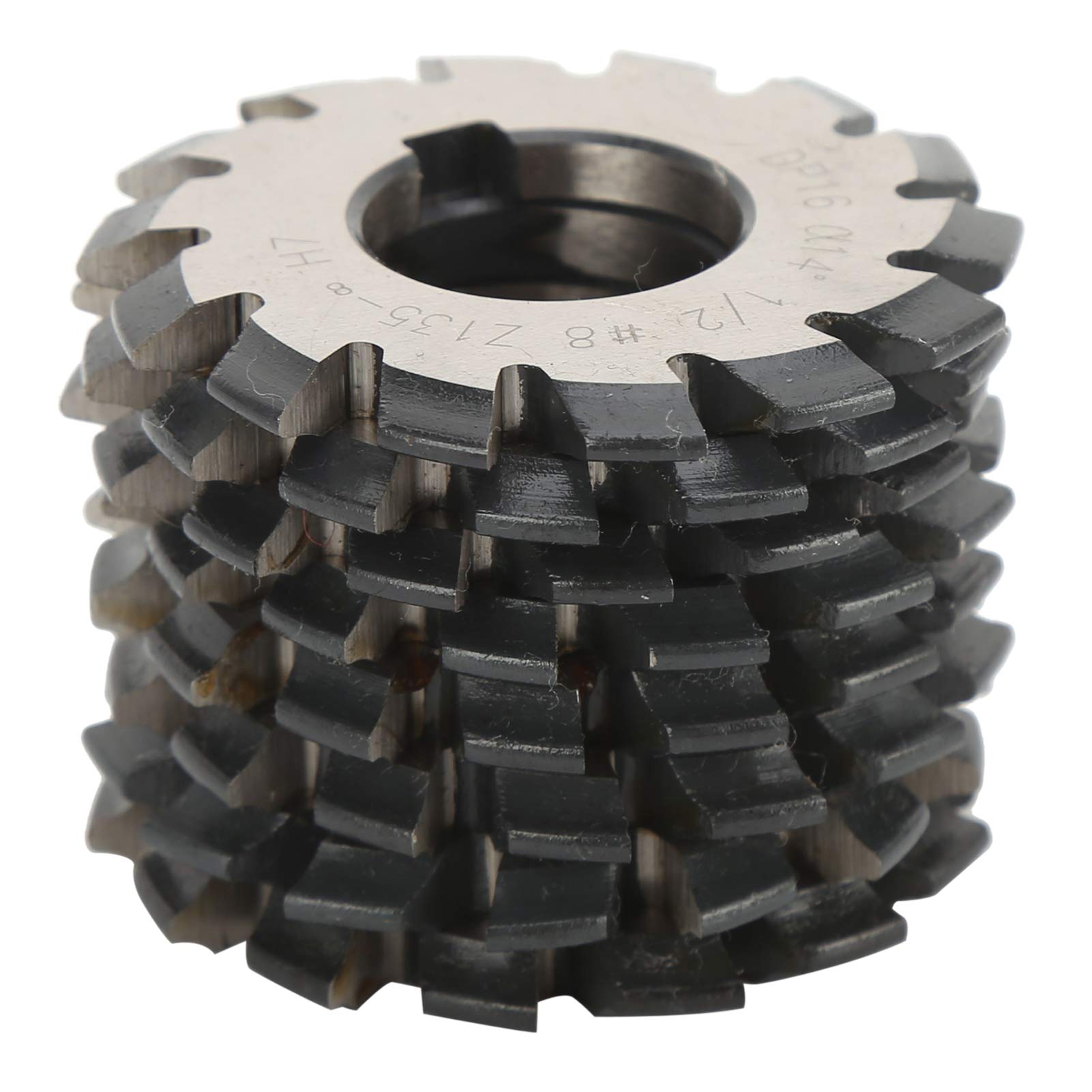 8Pcs High-Speed Steel Involute Gear Milling Cutter Set - 14.5° Pressure Angle, 55mm & 22mm - Precision Cutting Tools for Metalworking & CNC Machining - Perfect for Gear Manufacturing, Automotive Repairs, and Industrial Equipment Maintenance