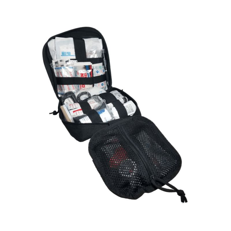 GP IFAK Level 1 First Aid Kit - Black | Tactical Medical Emergency Kit for Home, Car & Outdoor Survival