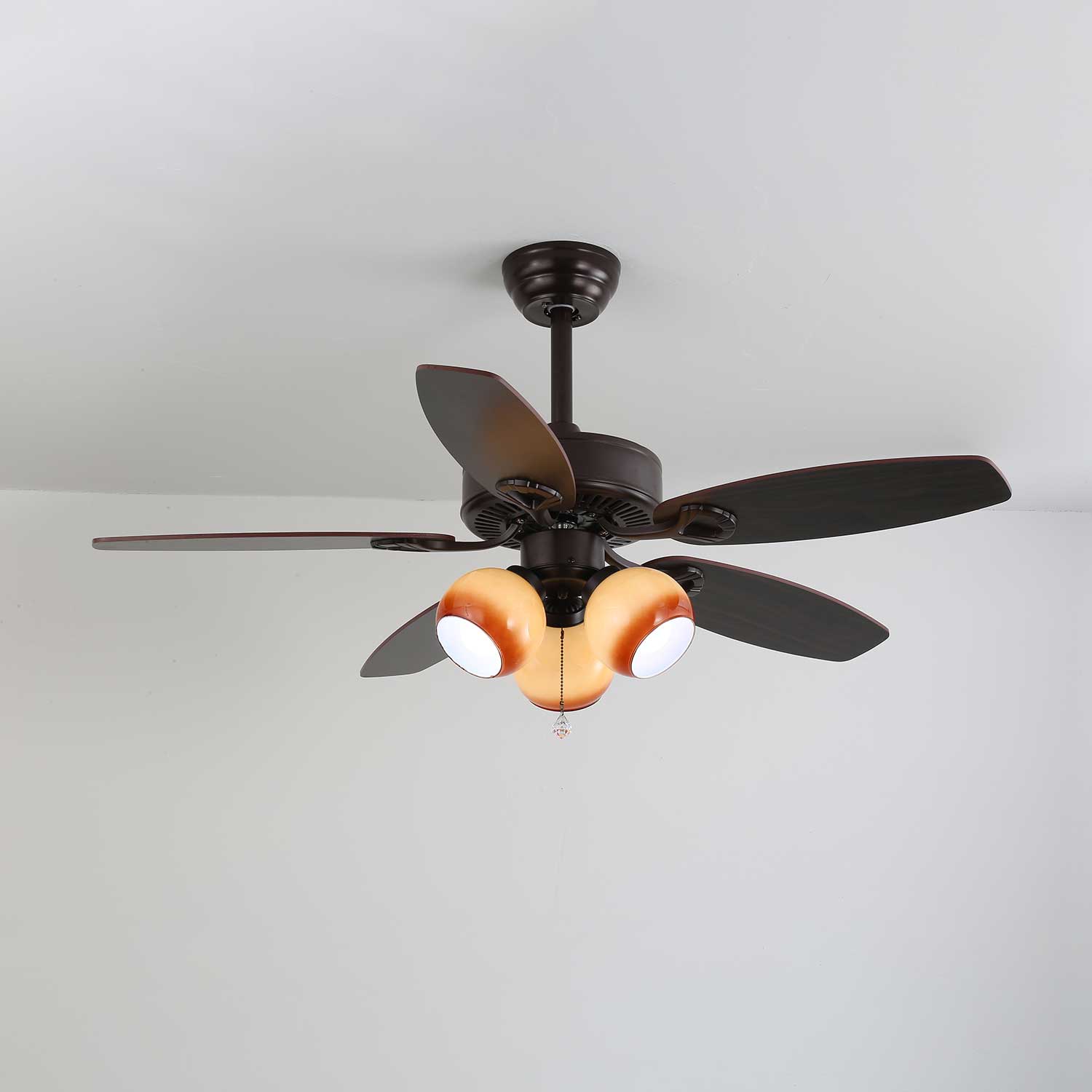 Calantha Bloom Ceiling Fan with Light Kit - 52 Inch Modern Flush Mount Fan with Remote Control, 3 Speeds & Reversible Motor for Bedroom, Living Room & Office