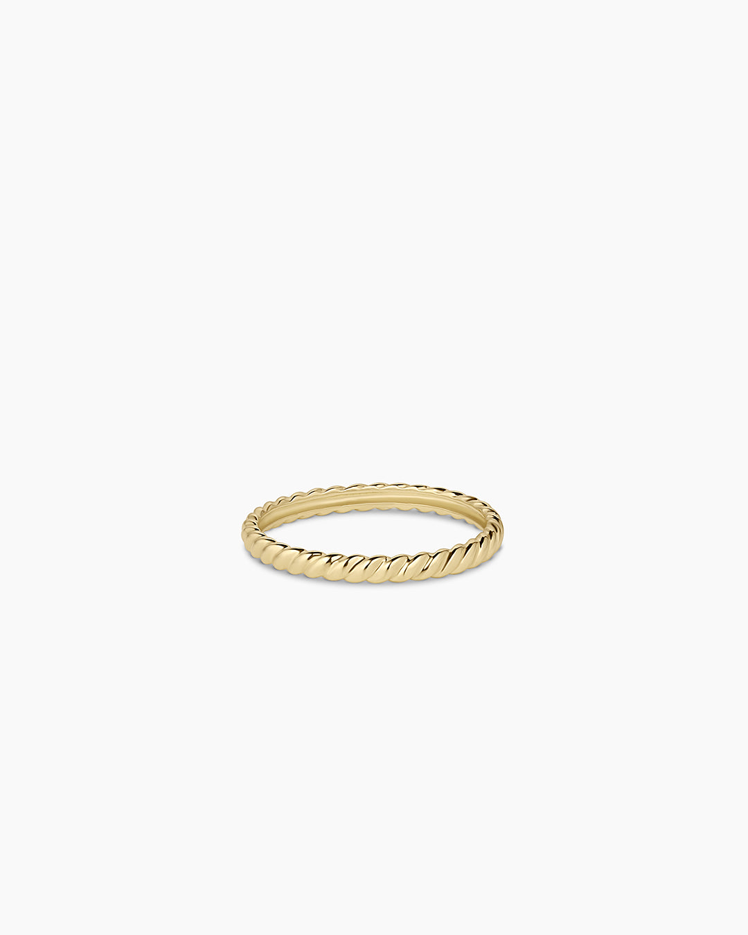 14K Gold Crew Helium Ring for Women - Dainty Stackable Minimalist Ring - Perfect for Everyday Wear, Gifts & Special Occasions