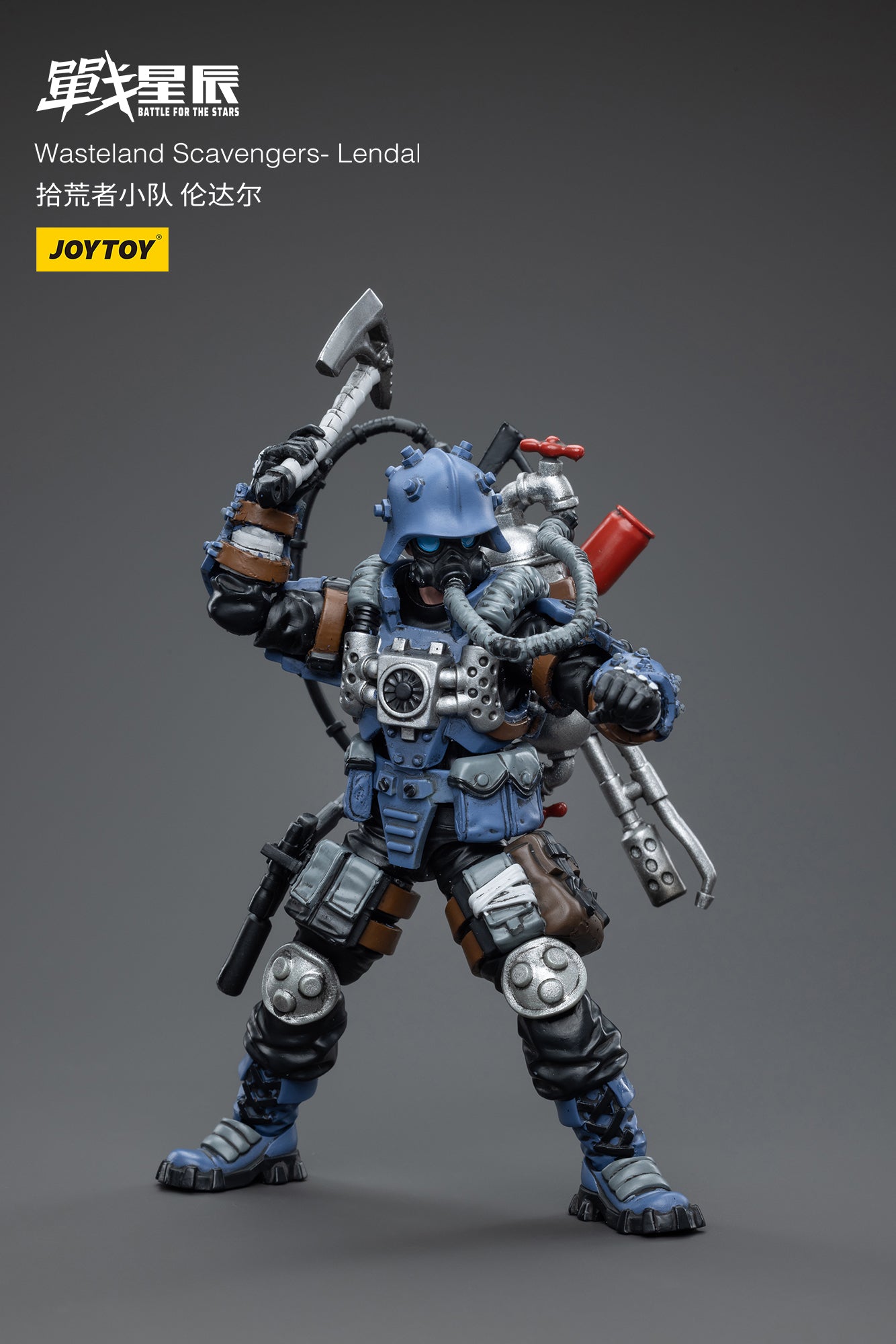 JOYTOY 1/18 Scale 3.75 Inch Wasteland Scavengers Action Figure - Lendal Collectible Model for Display & Diorama Scenes | Perfect for Warhammer Fans and Post-Apocalyptic Collectors