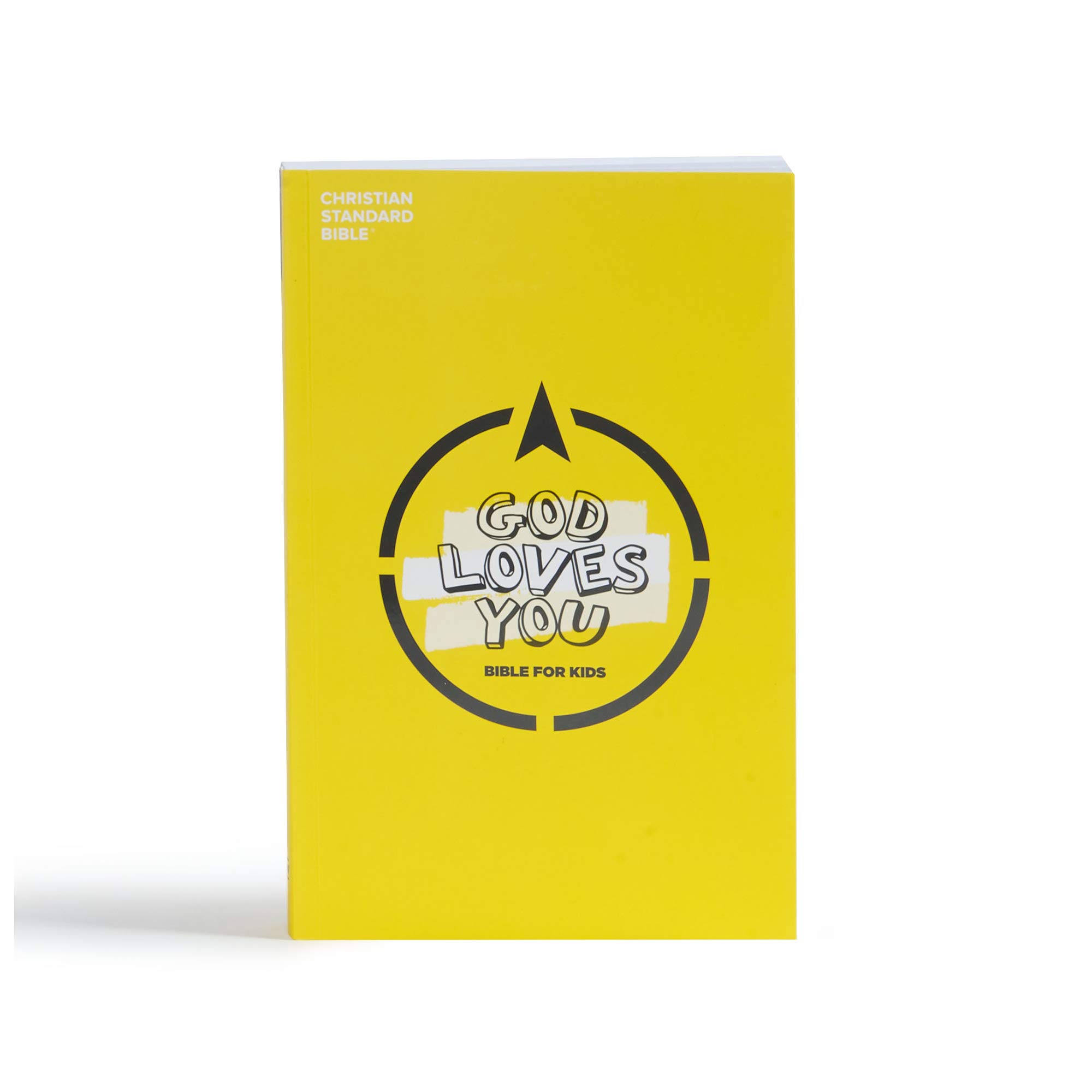 CSB God Loves You Bible for Kids - Black Letter Edition with Presentation Page, Gospel Verses & Memory Verses | Perfect for Children's Outreach, Sunday School & Family Devotions | Easy-to-Read Serif Type Bible for Young Readers