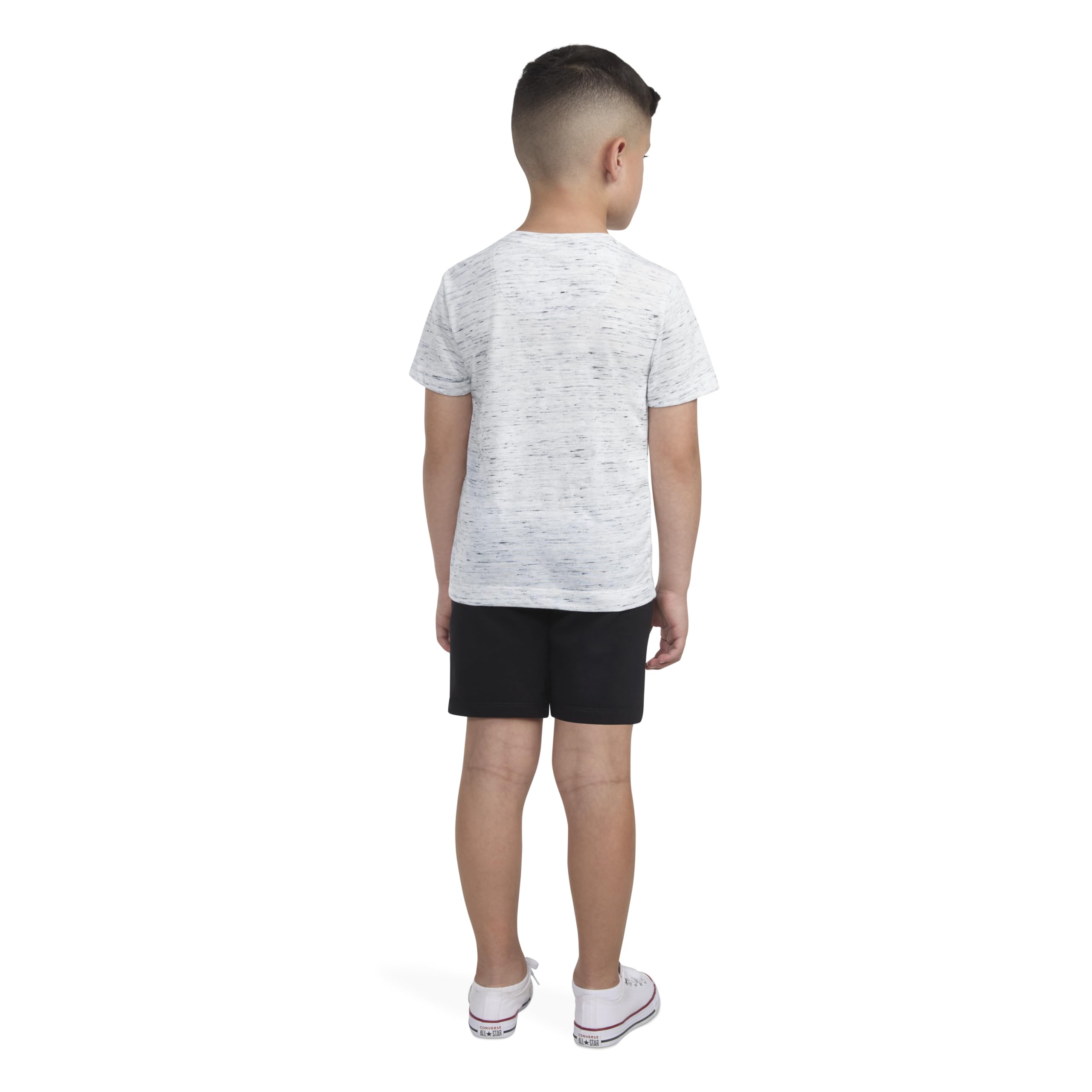 Hurley Baby Boys Soft Basic Cotton T-Shirt and Shorts 2-Piece Outfit Set - Comfortable Casual Playwear for Toddlers, Infants & Newborns - Perfect for Playdates, Daycare & Summer Outings