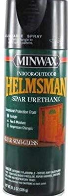 Minwax 33260000 Helmsman Spar Urethane Aerosol Spray - 11.5 oz Semi-Gloss Wood Finish for Outdoor Furniture, Boats & Decks - Waterproof Protective Coating for Wood Projects