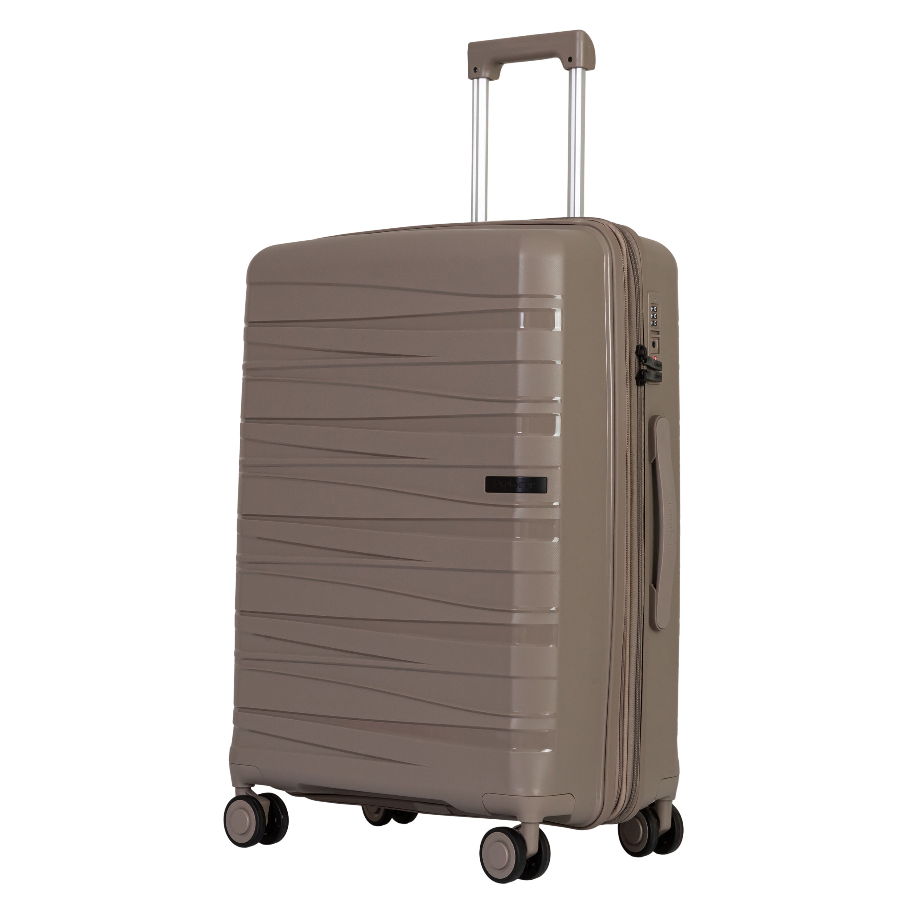 Explorer Breeze Anti-Theft Expandable Medium Carry-On Luggage - Perfect for Business Travel & Weekend Getaways