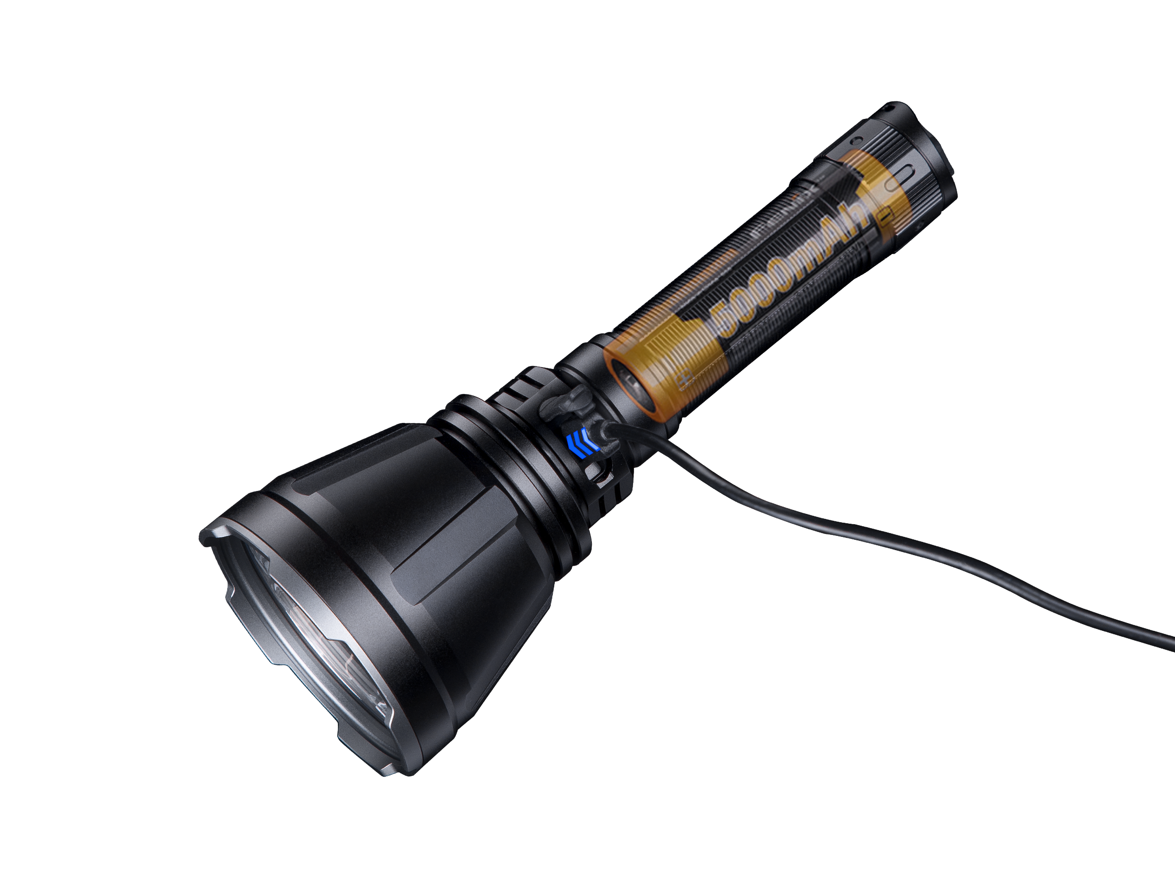 Fenix HT18R Rechargeable LED Hunting Flashlight - 1600 Lumens, Long Beam Distance, Waterproof for Outdoor Hunting, Camping & Night Activities