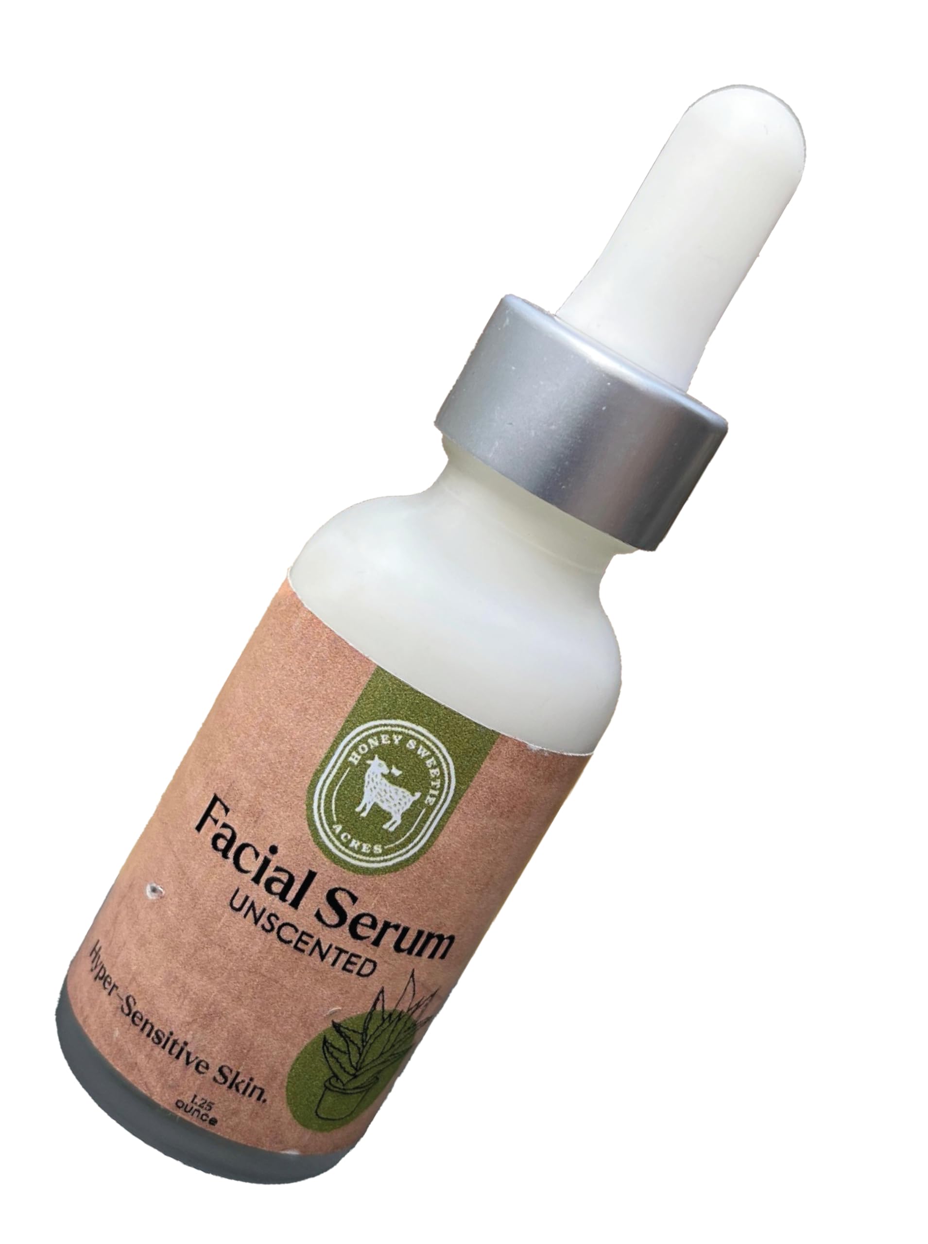Honey Sweetie Acres Vitamin B Facial Serum with Aloe, Niacinamide, Raw Goat Milk & Hyaluronic Acid – 1.25 oz | Hydrating & Brightening Face Serum for Dry, Sensitive Skin | Day & Night Skincare Routine