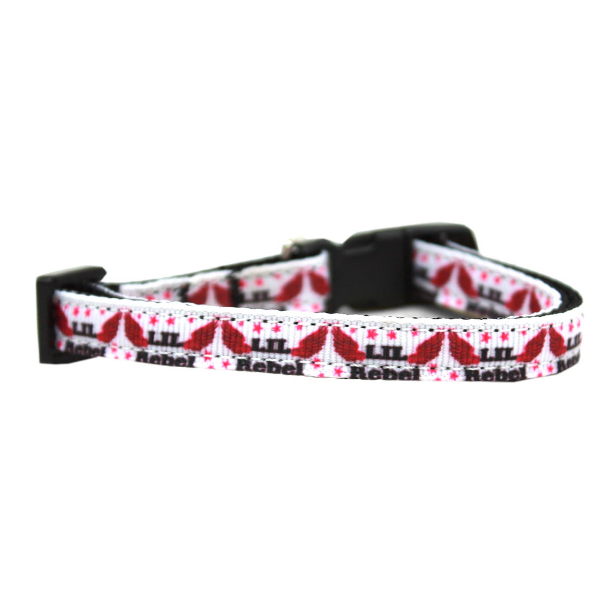 Lil Rebel Nylon Dog Collar - Durable Adjustable Pet Collar for Small Medium Dogs | Perfect for Walking, Training & Outdoor Adventures