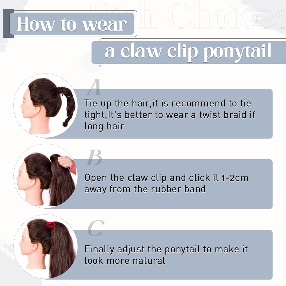 Premium 18 Inch Human Hair Ponytail Extension - Real Hair Clip-In Ponytail with Balayage Light Brown (#6) for Women | Straight Long Ponytail Hair Extensions (115g) | Perfect for Parties, Weddings & Everyday Styling