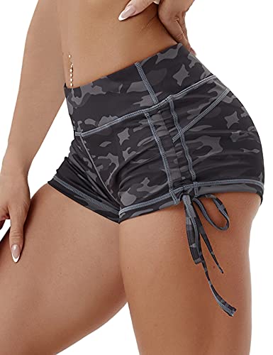 Adjustable Side Ties Dimgray Camo