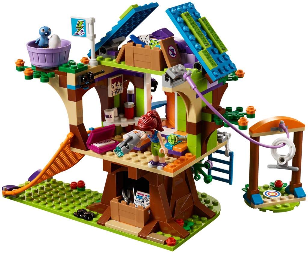LEGO Friends Mia's Tree House Building Toy Set with Mini Dolls & Skateboard - Creative Construction Playset for Kids Ages 6-12 (41335) | Perfect Birthday Gift & Indoor Activity for Girls & Boys