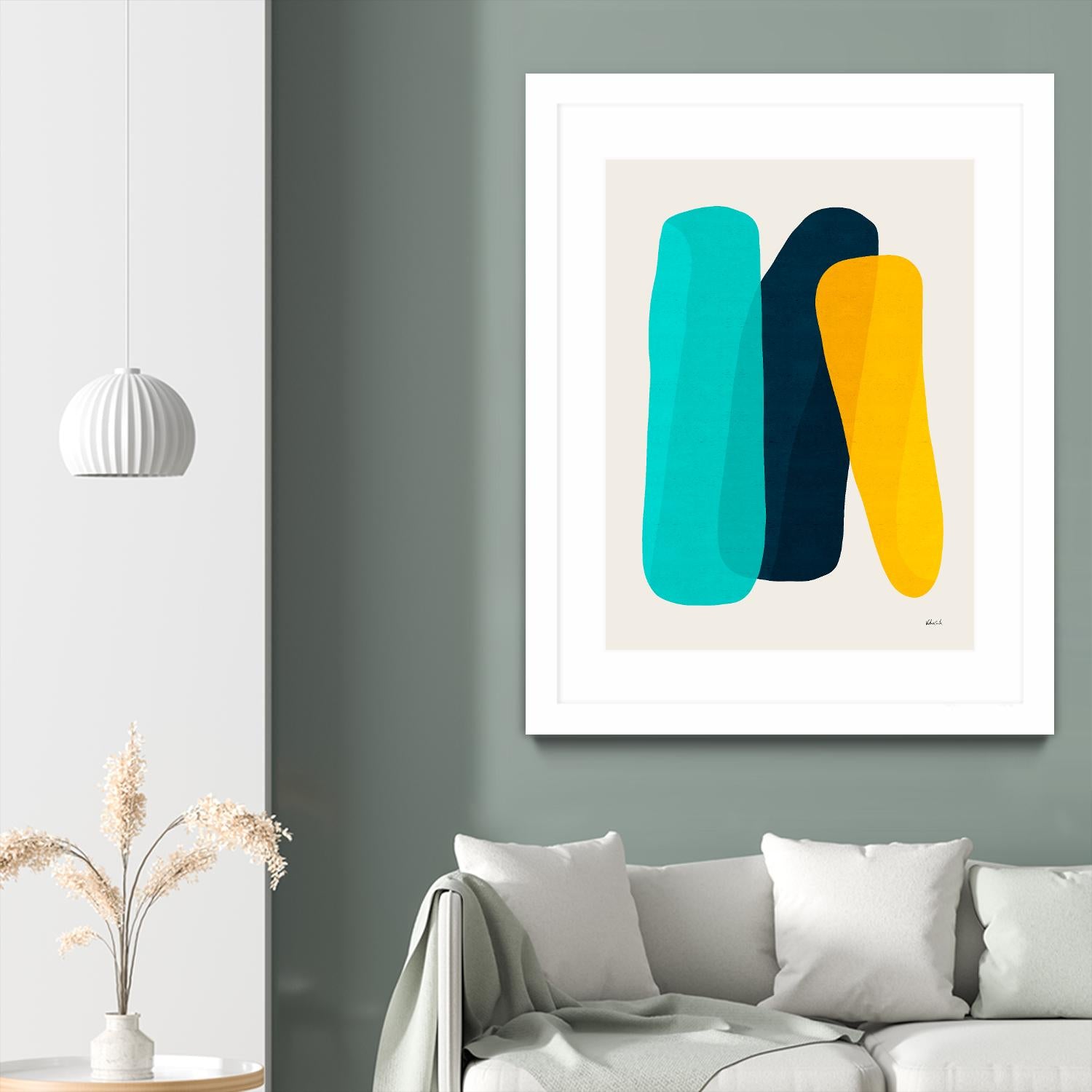 Abstract V1 Wall Art - Modern Canvas Painting for Home & Office Decor - Perfect for Living Room, Bedroom, and Workspace Aesthetic Enhancement