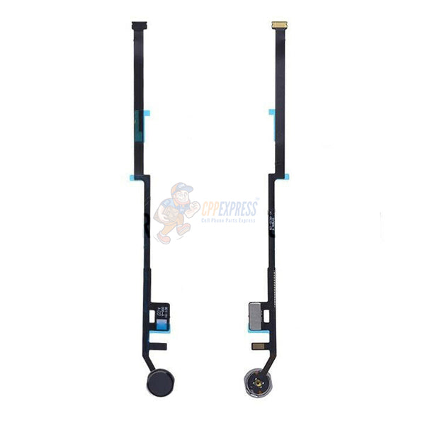 Original iPad 7 (2019) / iPad 8 (2020) / iPad (2021) Gen Home Button Replacement with Flex Cable - Black - Compatible with Multiple iPad Models - Perfect for DIY Repairs & Screen Replacements