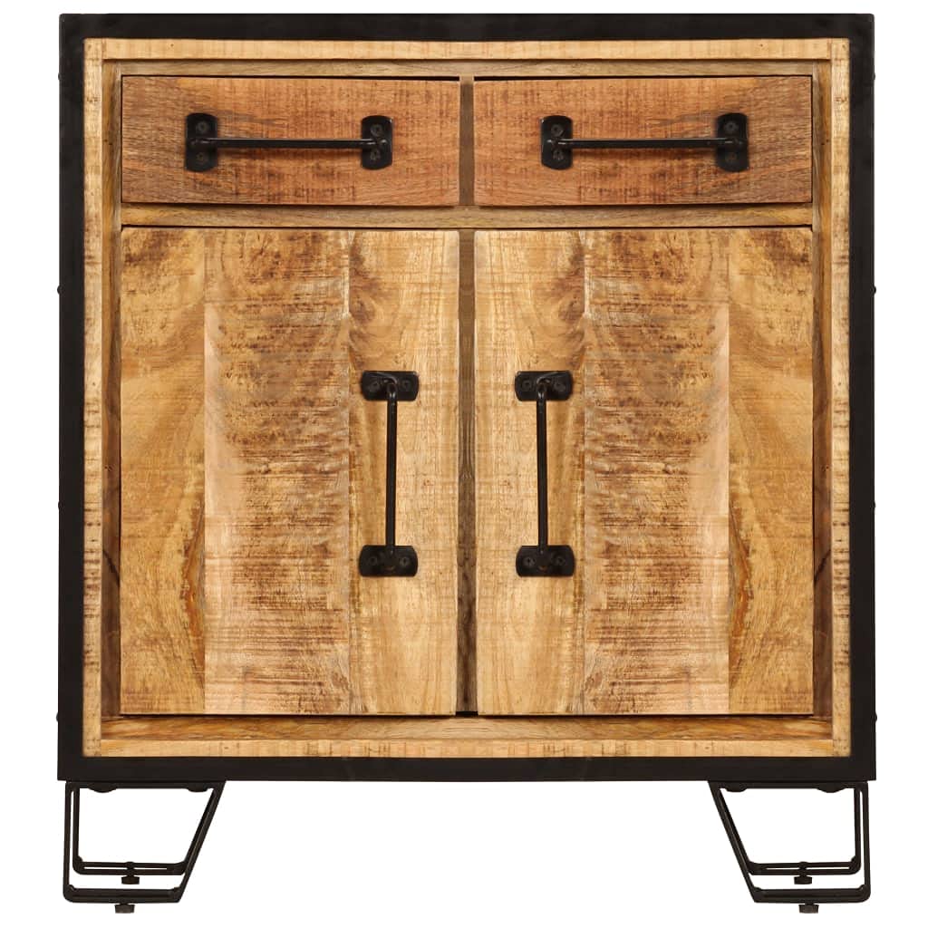 Solid Mango Wood Buffet Server Cabinet - 25.6