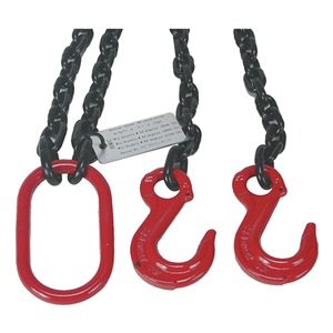 G80 Alloy Steel Chain Sling - 5 ft. Length, Durable & Heavy-Duty for Lifting & Rigging - Perfect for Construction, Towing, and Industrial Applications