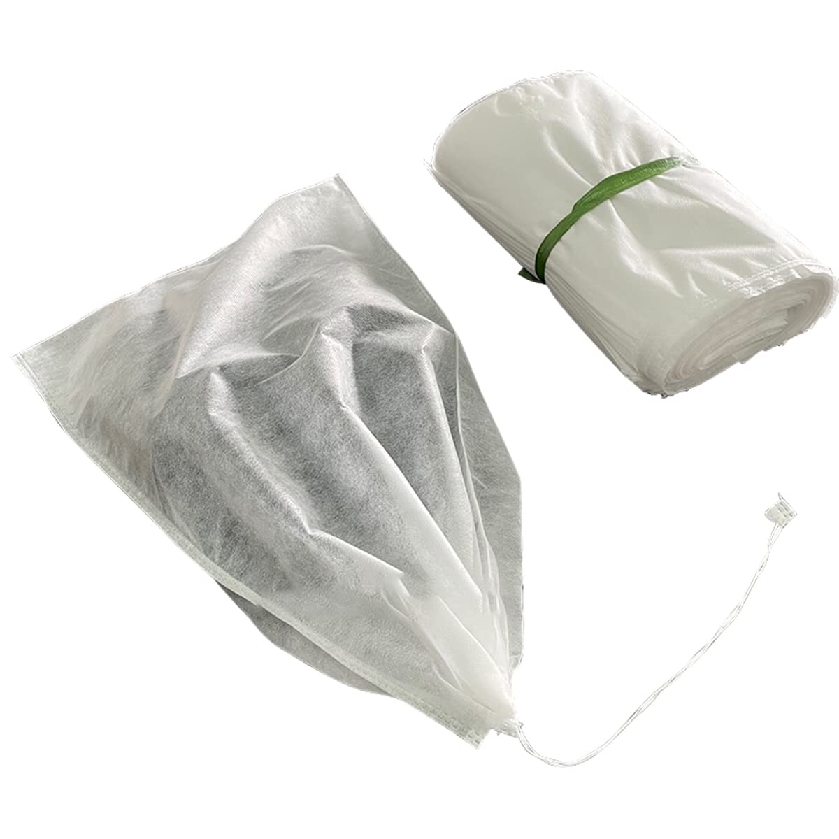 40 Pcs Shoe Dust Bags 9.45x14.96 Inch - Breathable Non-Woven Fabric Storage Pouches with Drawstring for Handbags, Shoes, Purses - Perfect for Travel, Storage & Organizing Closet