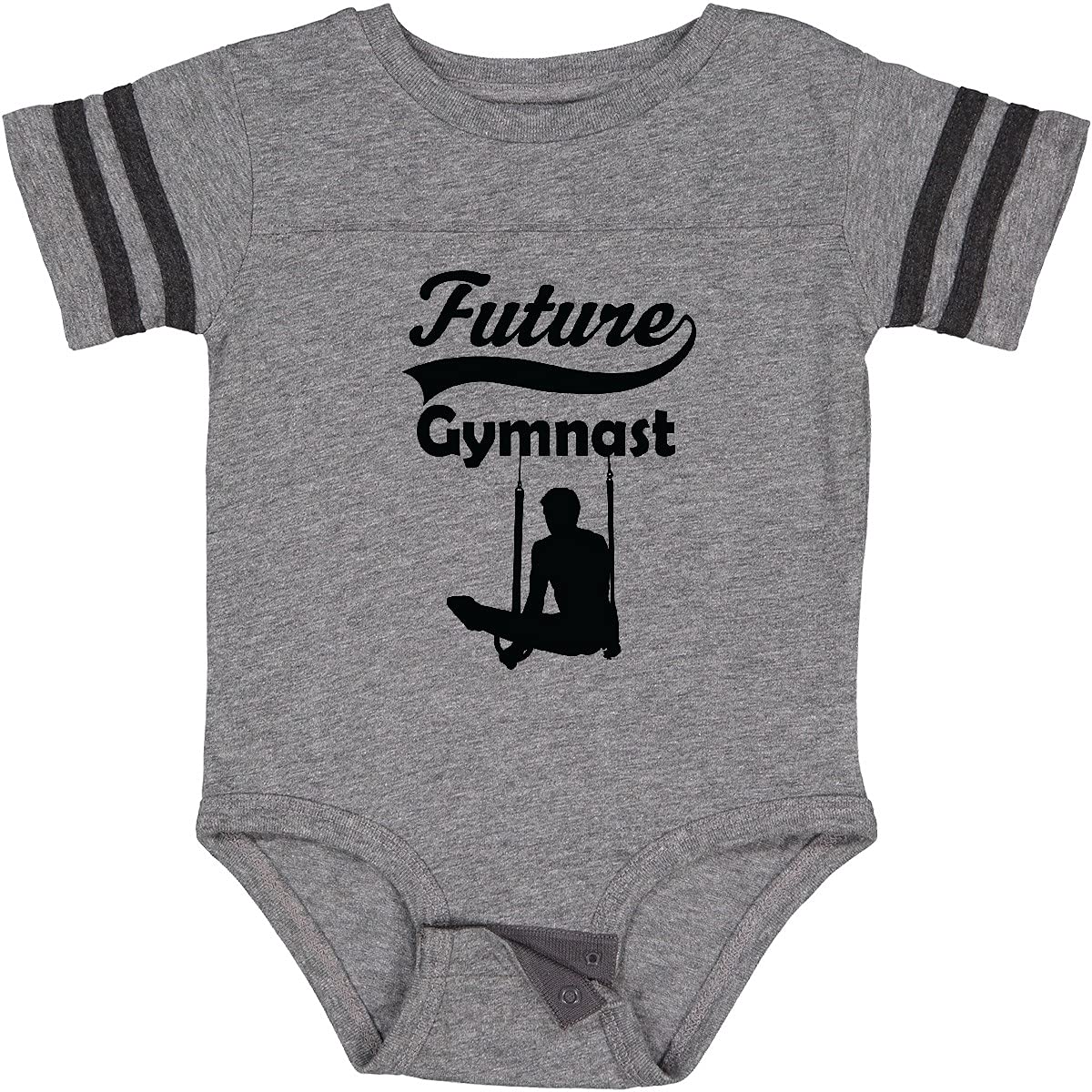 Inktastic Future Gymnast Baby Boy Bodysuit - Soft Cotton Onesie for Infant Athletes - Perfect for Gymnastics Practice, Playtime & Photo Shoots