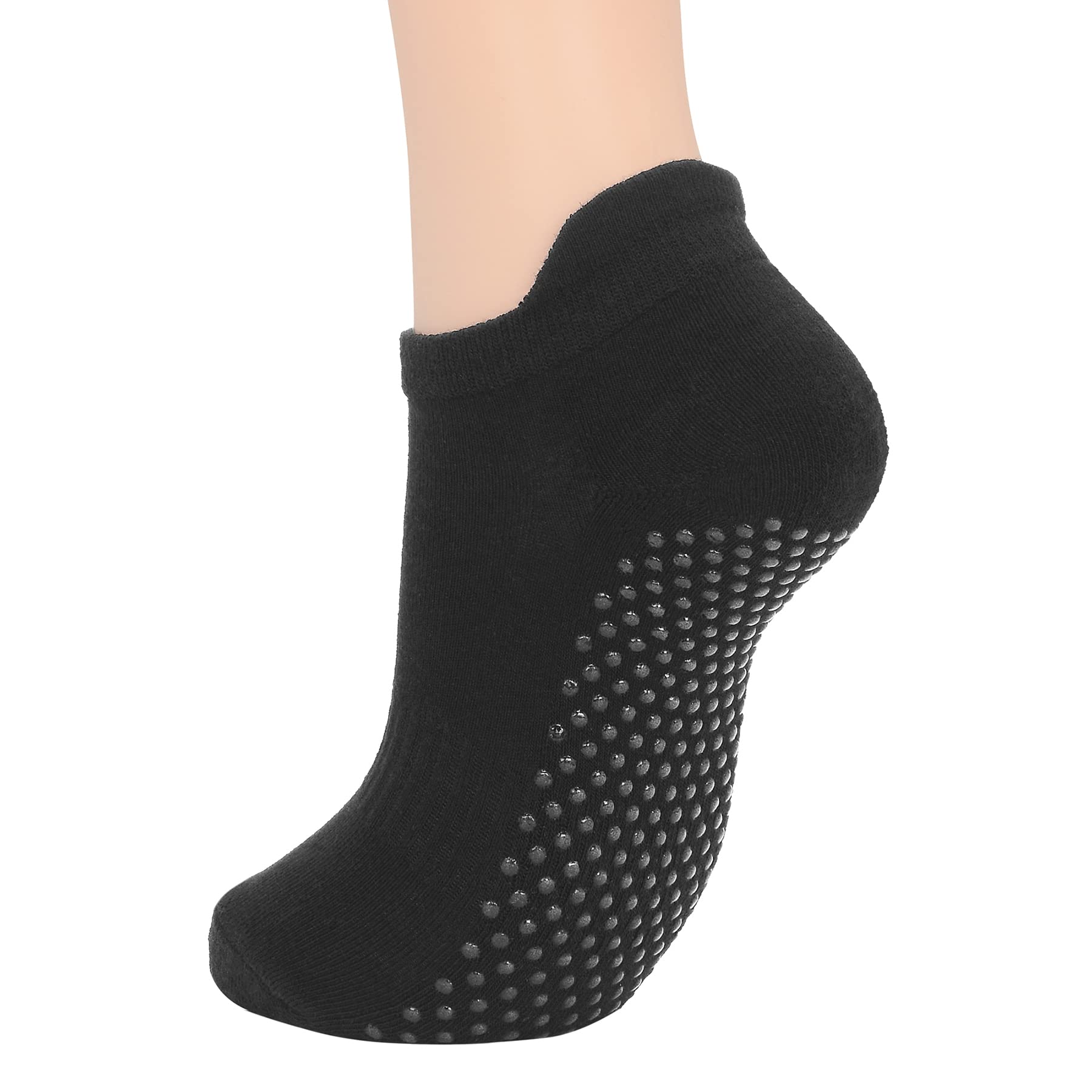 Non-Slip Yoga Socks for Women with Grip - Cozy Ankle Compression Socks for Pilates, Hospital & Workout - Perfect for Yoga, Barre & Post-Surgery Recovery