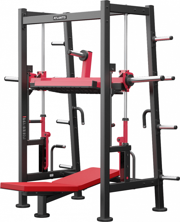 ATLANTIS Professional Vertical Leg Press Machine for Home & Gym - Build Lower Body Strength for Squats, Leg Workouts & Fitness Training