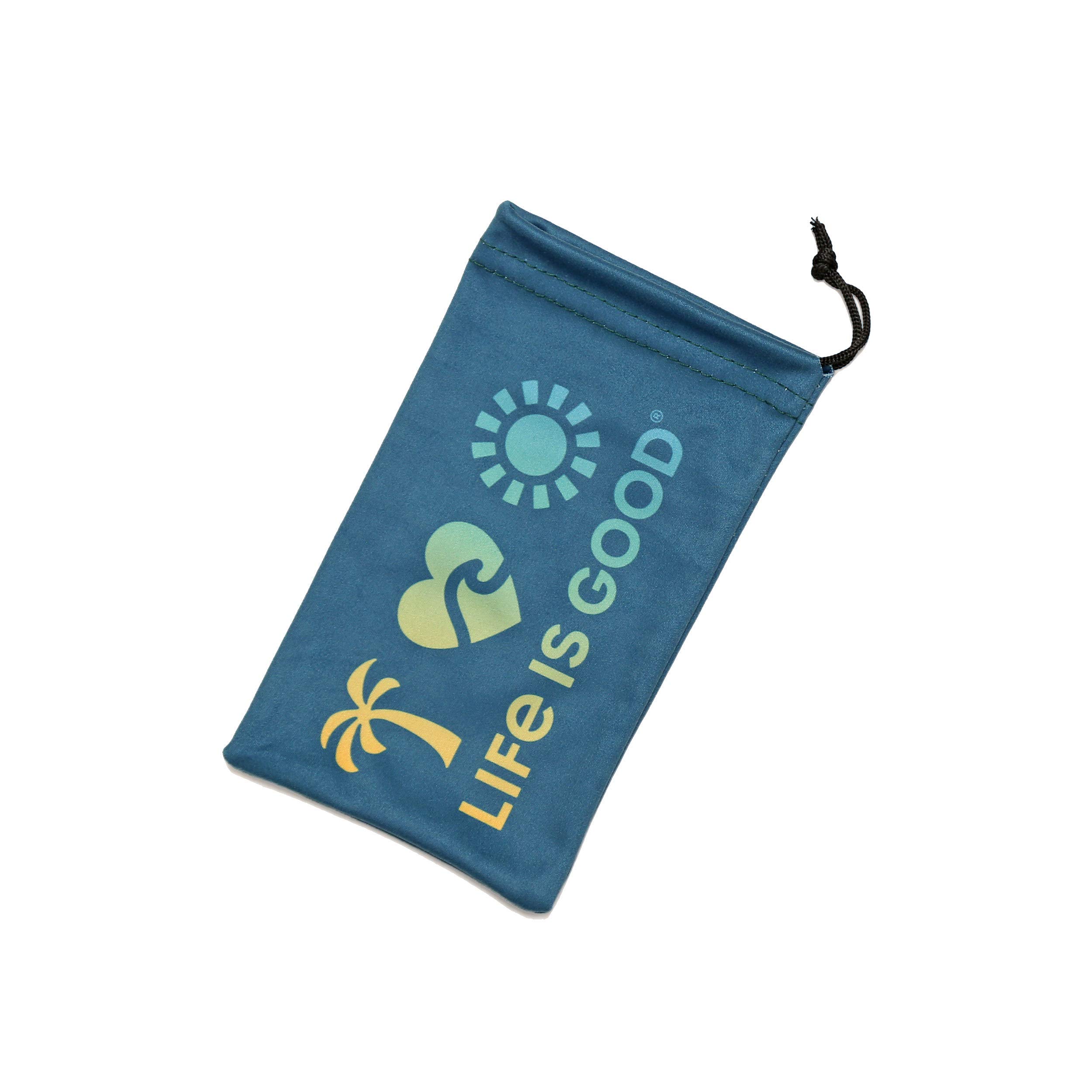 Life is Good Fraser Square Sunglasses - Polarized UV Protection for Men & Women - Perfect for Beach, Driving & Outdoor Activities