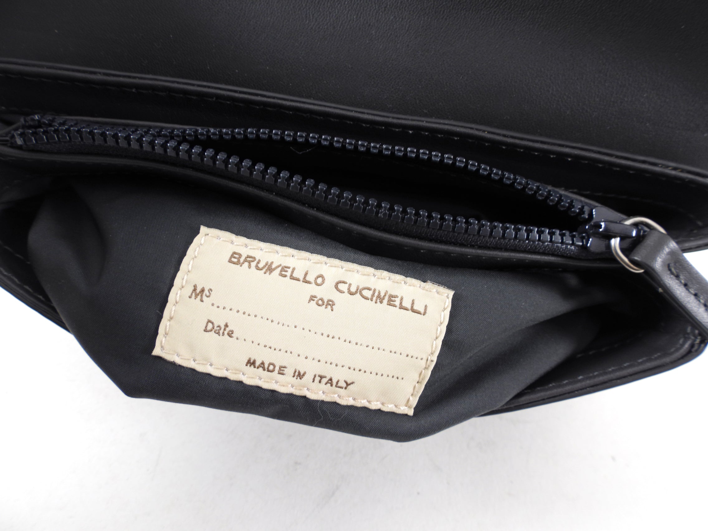 Brunello Cucinelli Vert Bronze Monili Wallet on Strap Crossbody Bag - Luxury Leather Wallet Bag for Women, Fashionable Shoulder Purse with Adjustable Strap - Perfect for Daily Use, Travel & Evening Events