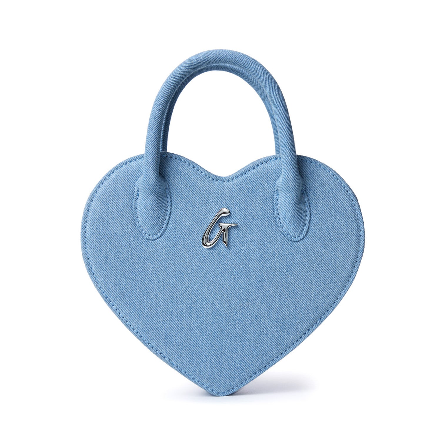 Stylish Standard Denim Heart Bag - Trendy Crossbody Purse for Women | Perfect for Casual Outings, Date Nights & Festivals