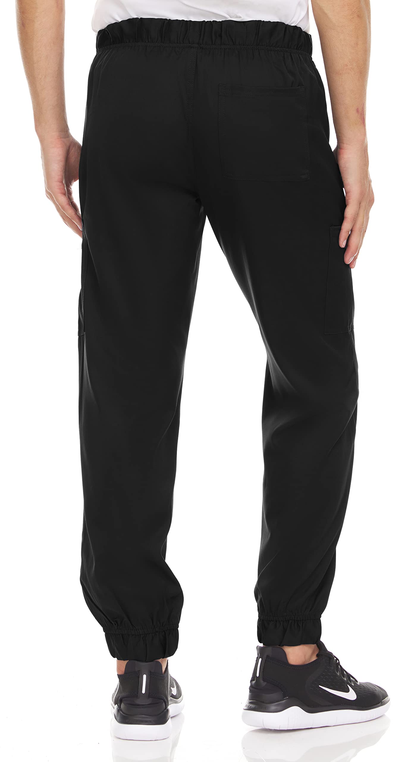MediChic Men's Stretch Scrub Jogger Pants with 6 Pockets - 8+ Color Options | Comfortable Medical Scrubs for Doctors, Nurses & Healthcare Professionals