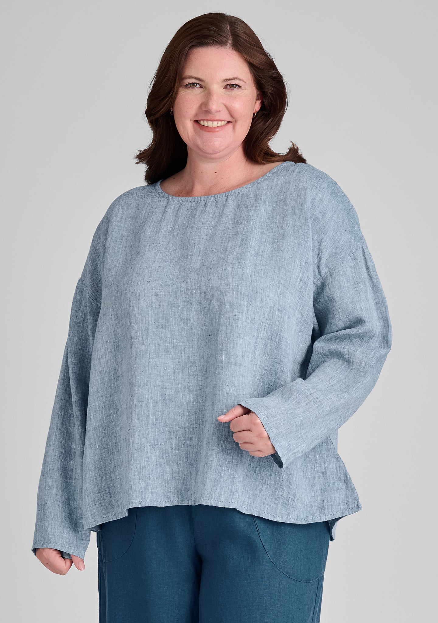 Stylish Long Sleeve Linen Shirt for Women - Breathable & Comfortable Casual Wear - Perfect for Office, Travel & Summer Outfits