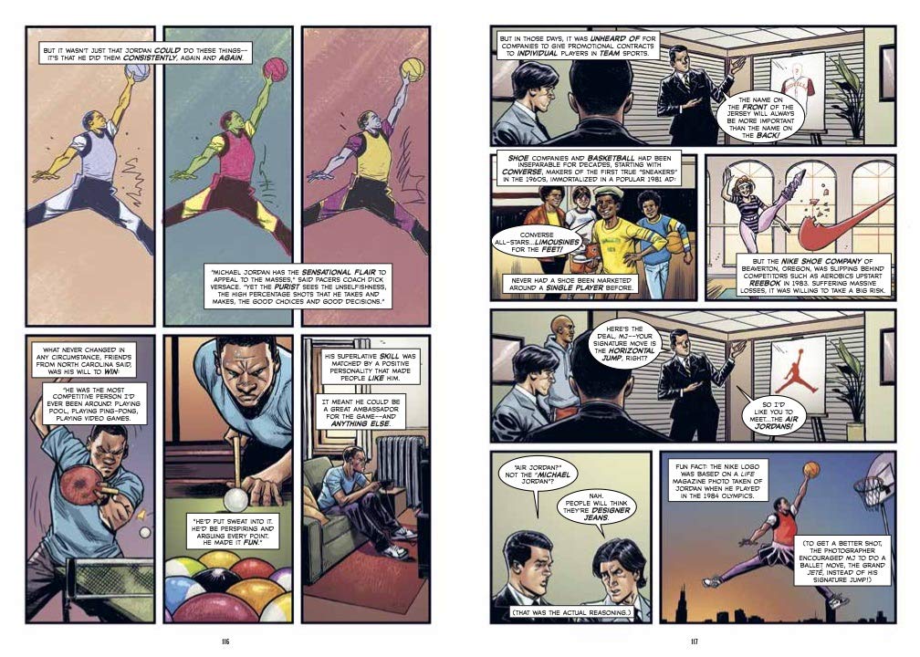 The Comic Book Story of Basketball: A Fast-Break History of Hoops | Illustrated Sports History Book for NBA Fans & Basketball Enthusiasts | Perfect Gift for Players, Coaches & Sports Lovers