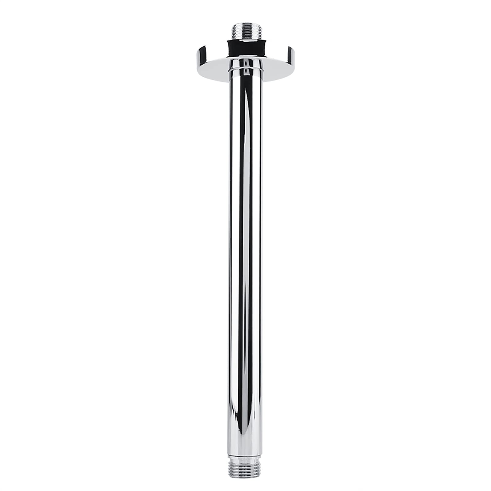 Stainless Steel Shower Arm - 12 Inch Wall Mount for Bathroom Shower - Perfect for Ceiling & Extension Use