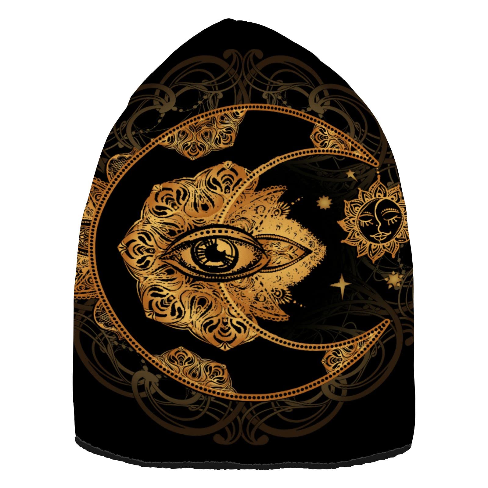 Unisex Beanie Knit Hats for Men & Women - Gothic Winter Skull Cap for Cold Weather, Outdoor Activities & Street Fashion