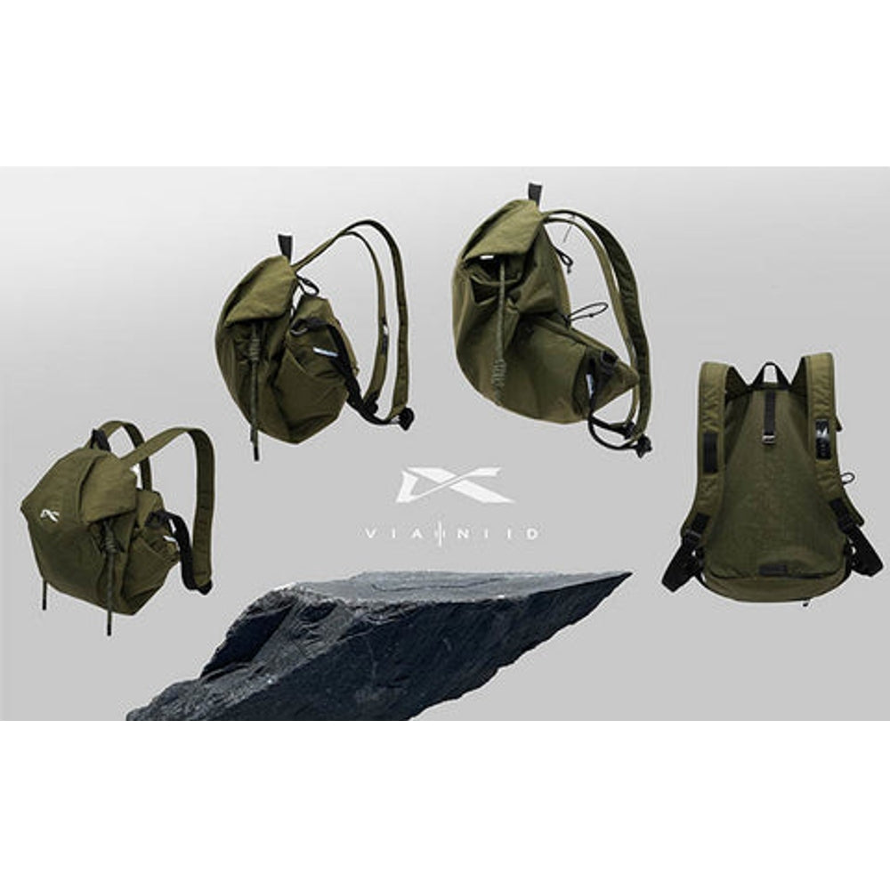 NIID VIA SERIES Modified Outdoor Backpack 9L & 28L Light Gray - Durable Hiking & Travel Daypack for Camping, Commuting & Adventure