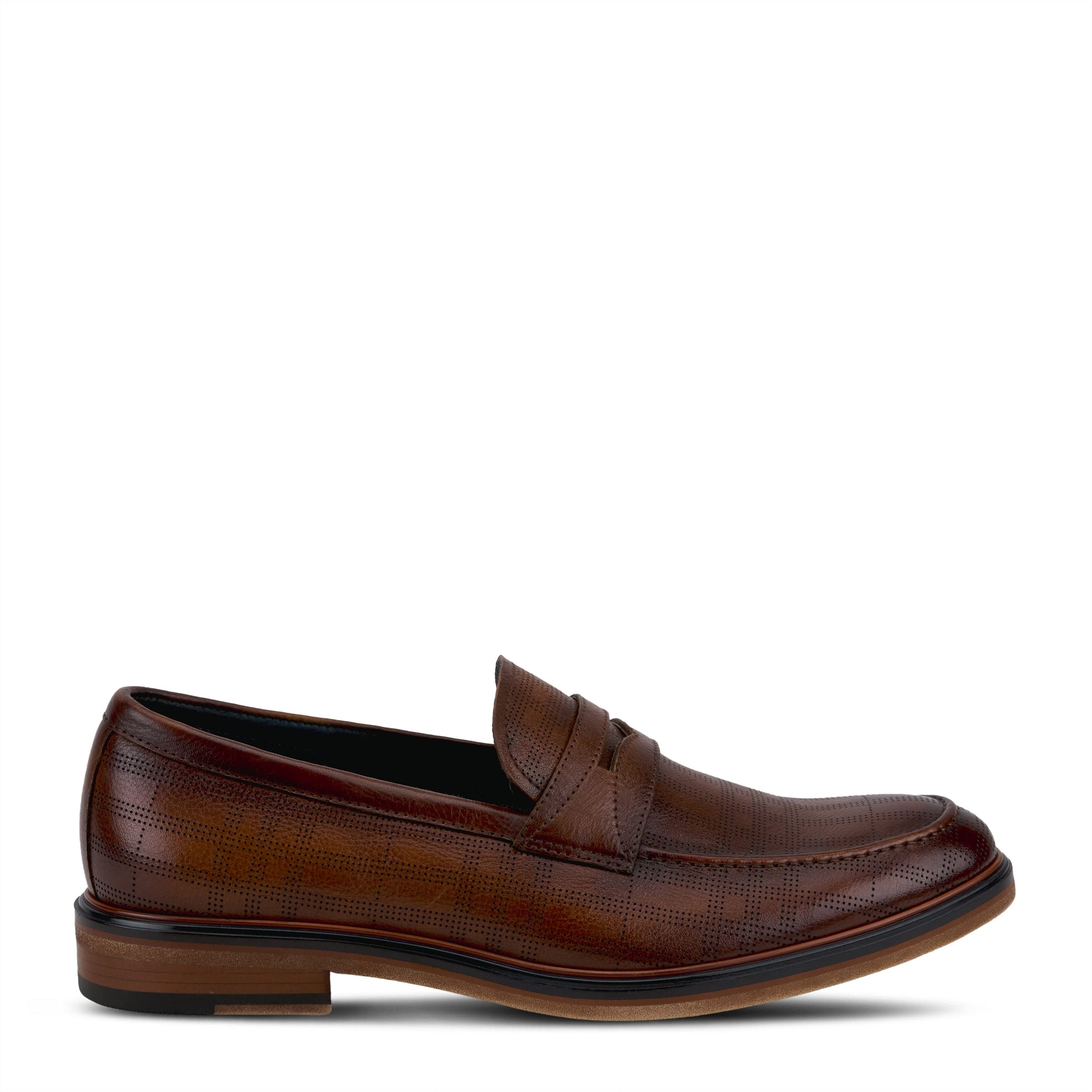 Spring Step Men's Brando Slip-On Comfortable Loafers - Casual Walking Shoes for Men with Memory Foam Insole - Perfect for Office, Travel & Everyday Wear