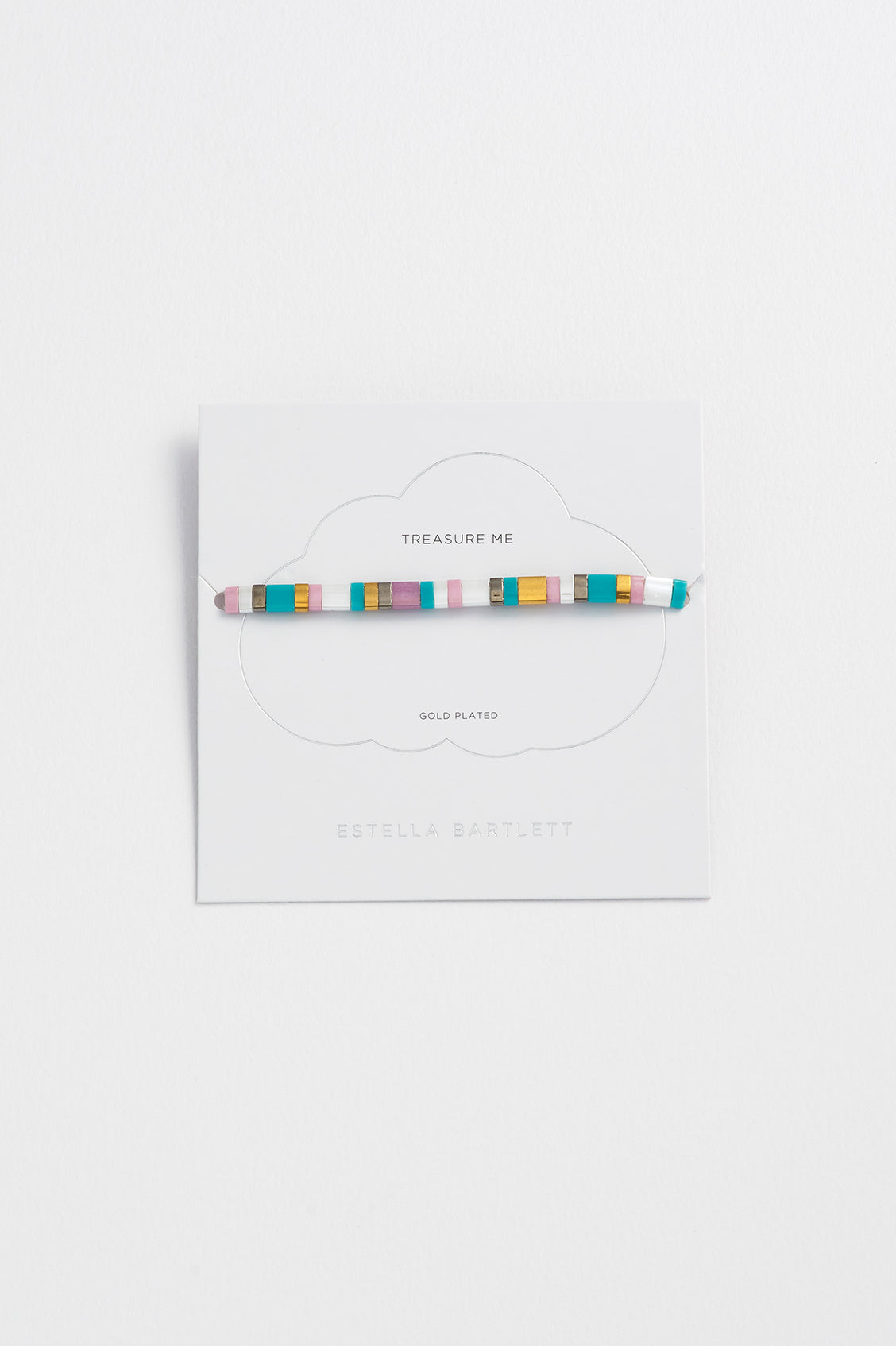 Pastel Gold Tila Beads Slider Bracelet for Women - Adjustable Beaded Jewelry for Casual Wear & Special Occasions