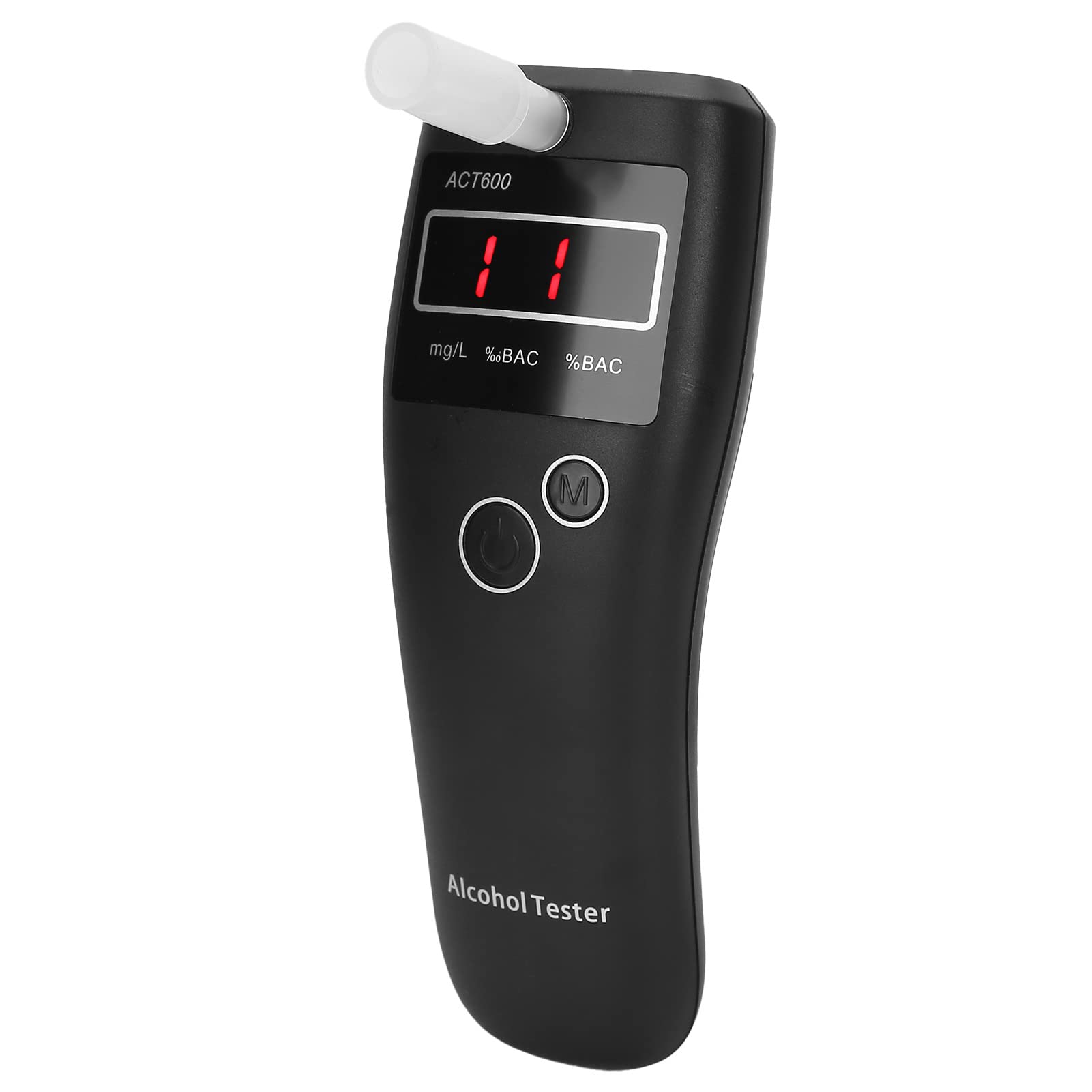 Professional Digital Breathalyzer with High Accuracy & Backlit LCD Display - Portable Alcohol Tester for Personal, Workplace, and Law Enforcement Use