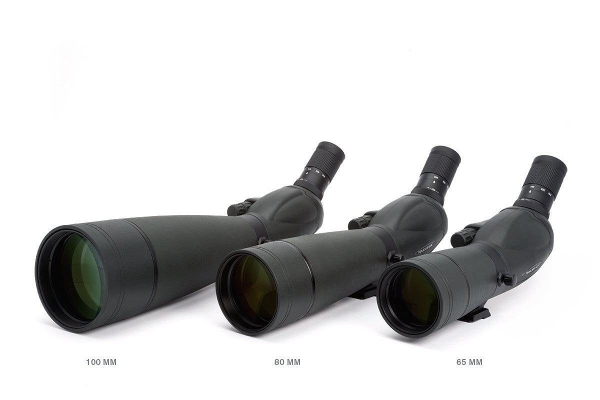 TrailSeeker 16-48x65mm Angled Zoom Spotting Scope for Hunting, Bird Watching & Outdoor Adventures - High Power Magnification for Long Range Viewing