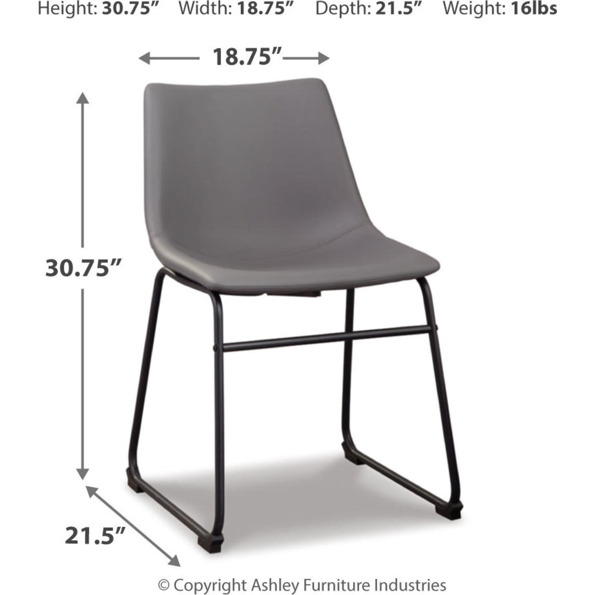 Centiar Side Chair - Modern Dining Chair with Wooden Legs for Kitchen, Dining Room, and Office - Comfortable & Stylish Home Furniture