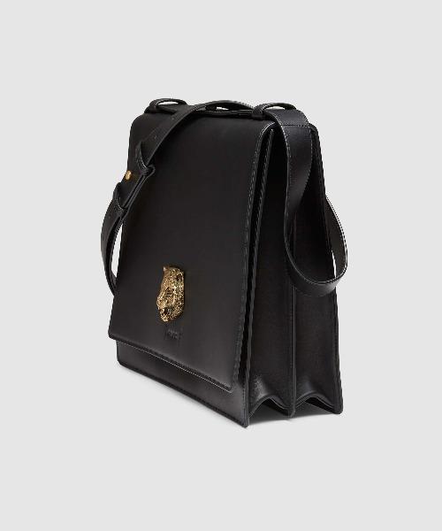Gucci Animalier Leather Messenger Bag for Men & Women - Stylish Crossbody Bag for Work, Travel & Everyday Use