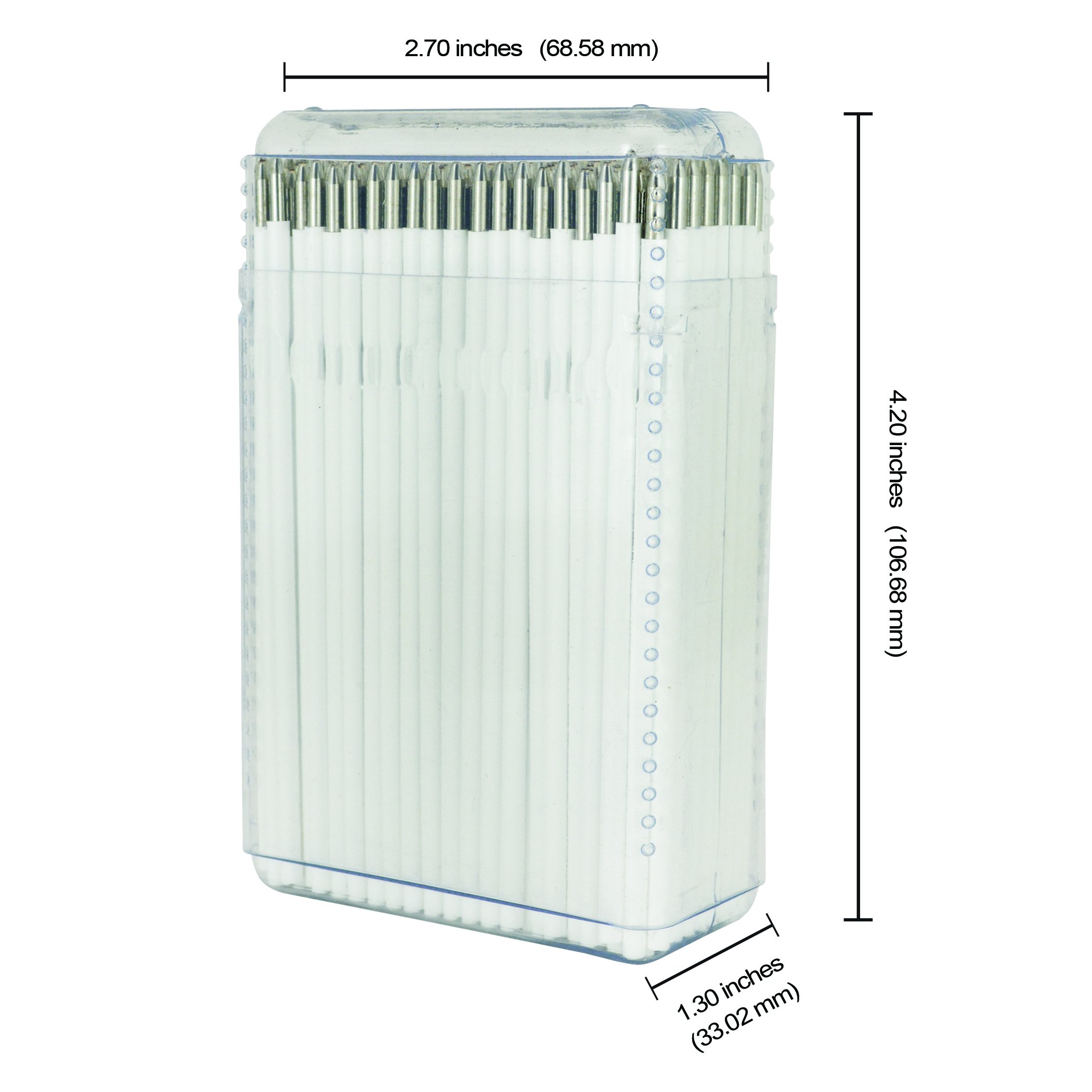 Monteverde Ballpoint Pen Refills - 200 Pack - Compatible with Pilot and Papermate Pens - Smooth Writing Ink for Office, School & Home Use