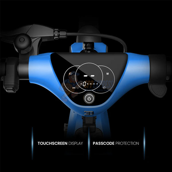 Bugatti 10 Electric Scooter - Lightweight Foldable Commuter Scooter with Agile Blue Design - Perfect for Urban Commuting, Campus Travel & Last-Mile Transportation