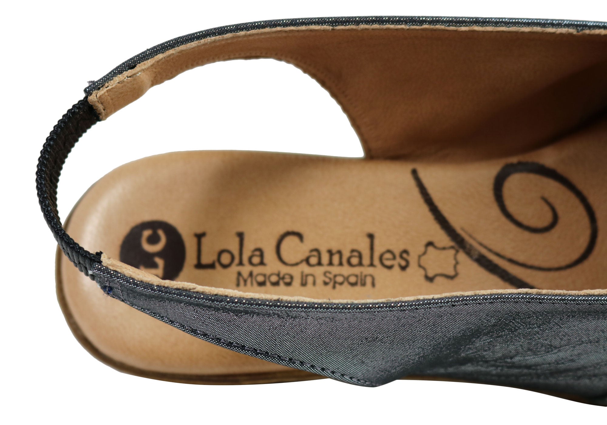 Lola Canales Glee Women's Comfort Leather Wedge Sandals - Handmade in Spain - Perfect for Summer Outings & Beach Vacations