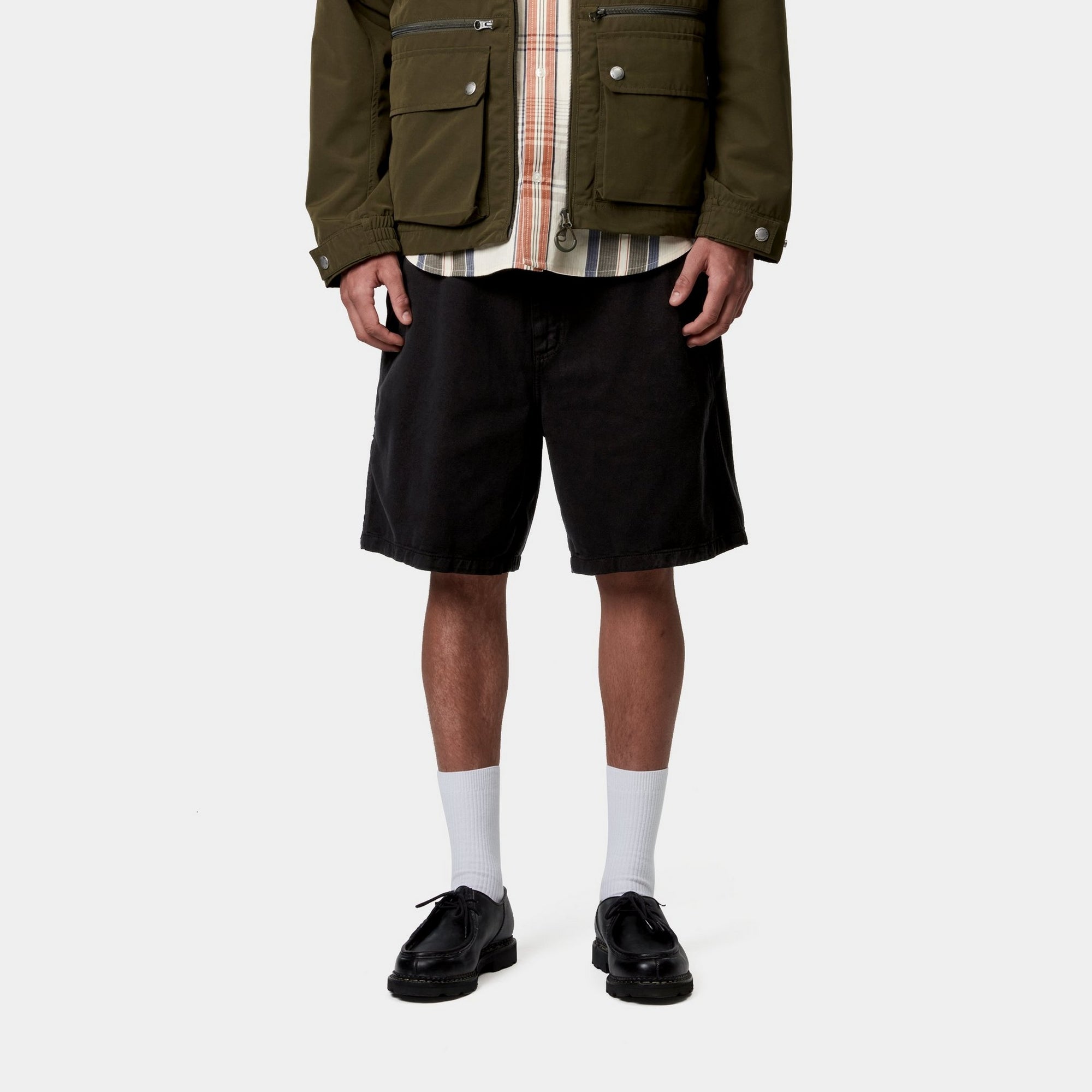 Drew Shorts for Men | Classic Black Casual Shorts | Comfortable & Stylish for Summer, Gym, and Outdoor Activities